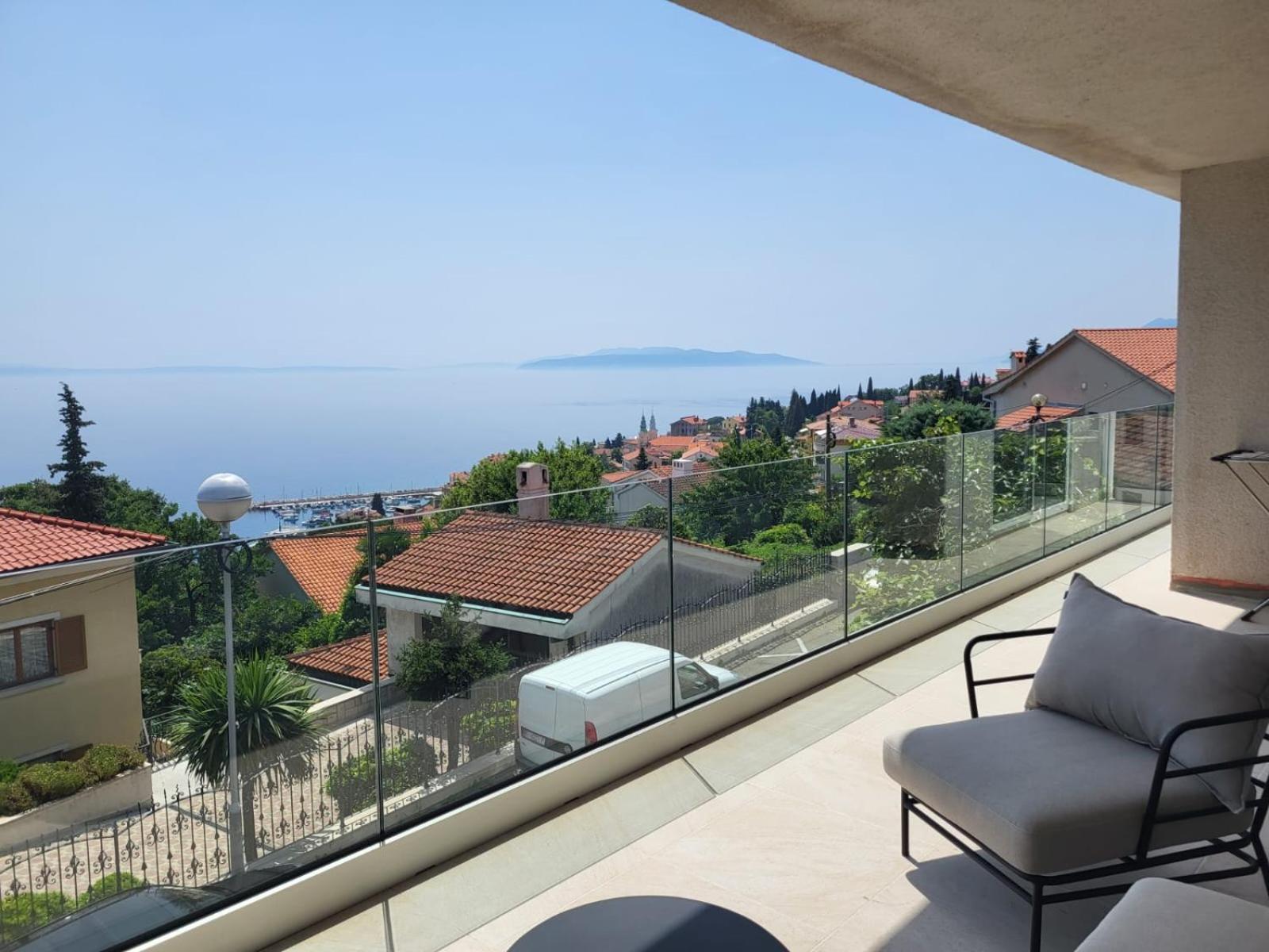 Premium Apartment With Beautiful Sea View, Short Walk To The Sea Opatija Exterior foto